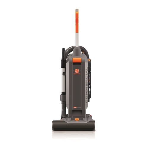 Hoover Commercial® HushTone 15+ Upright Vacuum, Bagged with On-Board Tools and Hose